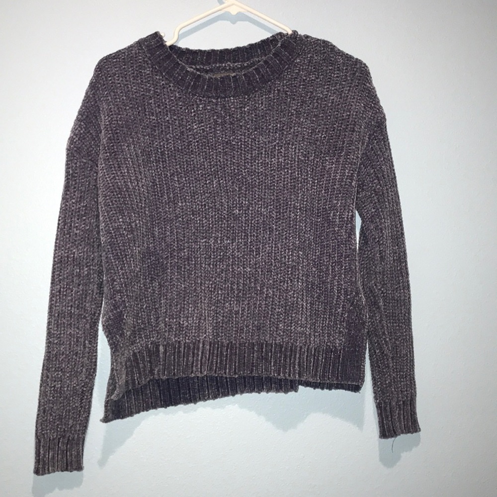 Purple American eagle sweater